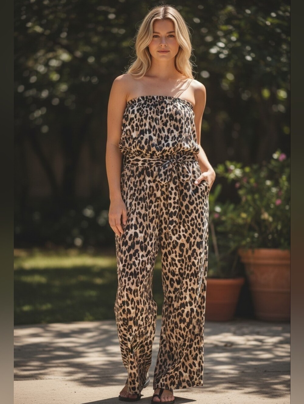 Bishop + Young Leopard Jumpsuit